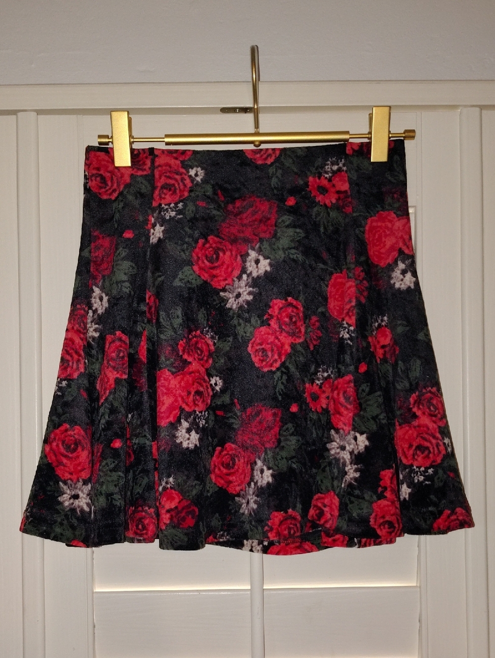 Frenchi Roses Mini Skirt - Picture 5 of 11